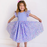 Olivia Dress in Confetti Grape