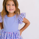 Olivia Dress in Confetti Grape