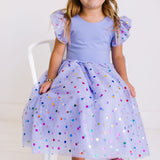 Olivia Dress in Confetti Grape