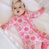 Zippy Bamboo Baby PJ in Eat Your Heart Out