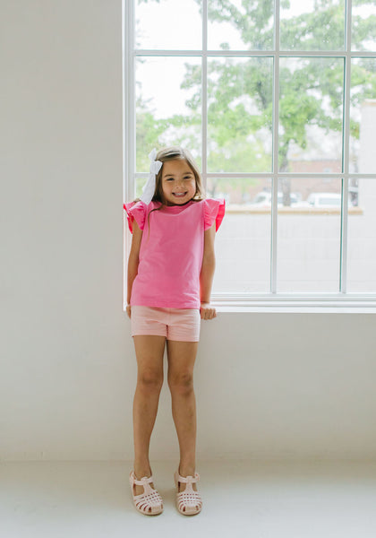 Flutter Tee in Bubblegum – Ollie Jay