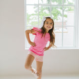 Flutter Tee in Bubblegum