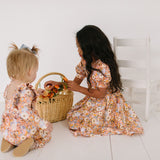 Puff Dress in Pumpkin Bouquet