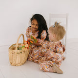 Puff Dress in Pumpkin Bouquet