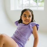 Flutter Tee in Lavender