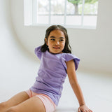 Flutter Tee in Lavender