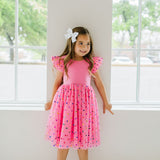 Olivia Dress in Confetti Pop