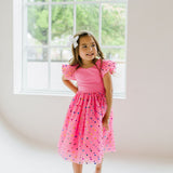 Olivia Dress in Confetti Pop