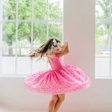 Olivia Dress in Confetti Pop