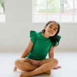 Flutter Tee in Green