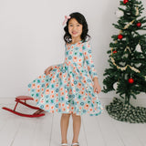 Gwendolyn Dress in Holiday Stamps