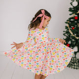 Gwendolyn Dress in Holiday Bows
