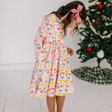 Gwendolyn Dress in Holiday Bows