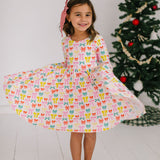 Gwendolyn Dress in Holiday Bows