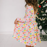 Gwendolyn Dress in Holiday Bows