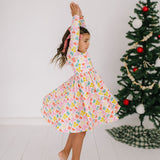 Gwendolyn Dress in Holiday Bows