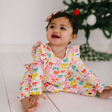 Mabel Romper in Holiday Bows