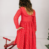 Rubina Dress in Red Picnic Plaid