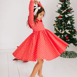 Rubina Dress in Red Picnic Plaid