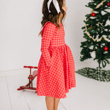 Rubina Dress in Red Picnic Plaid