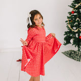 Rubina Dress in Red Picnic Plaid