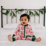 Zippy Bamboo Baby Pajama in Reindeer