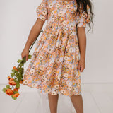 Puff Dress in Pumpkin Bouquet