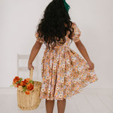 Puff Dress in Pumpkin Bouquet