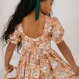 Puff Dress in Pumpkin Bouquet