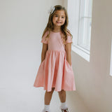 Day Dress in Peony