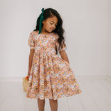 Puff Dress in Pumpkin Bouquet