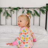 Zippy Bamboo Baby Pajama in Holiday Bows