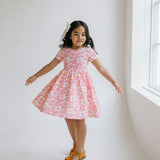 Day Dress in Rainbow Hearts