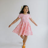 Day Dress in Rainbow Hearts