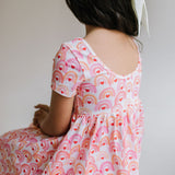 Day Dress in Rainbow Hearts