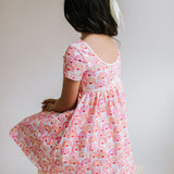 Day Dress in Rainbow Hearts