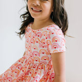 Day Dress in Rainbow Hearts
