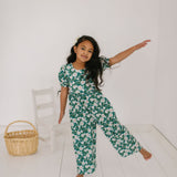 Puff Leggy Romper in Canyon Flower
