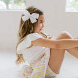 Flutter Tee in White